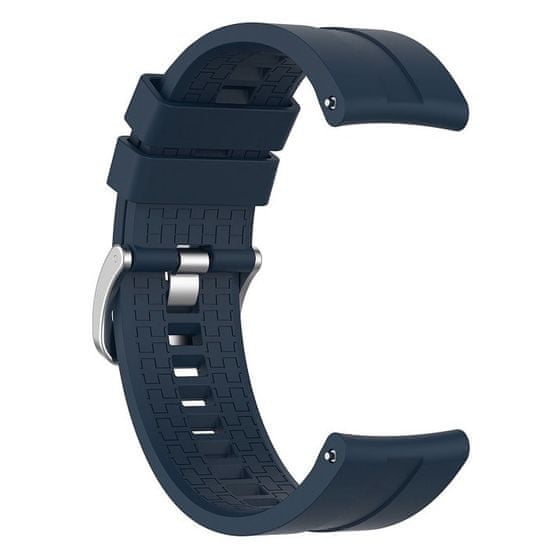 BStrap Silicone Cube szíj Huawei Watch GT 42mm, navy blue