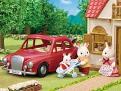 Sylvanian Families Családi piros utazó autó babakocsival és autósüléssel