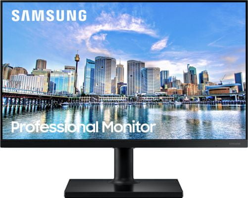  monitor Samsung T45F (LF24T450FQUXEN) széles látószögű kijelző 21,5 hüvelyk 16:9 hdmi vga dp