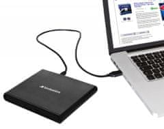 Verbatim Mobile DVD ReWriter USB, fekete (53504)