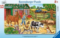 Ravensburger Puzzle Boldog élet a farmon 15 darab