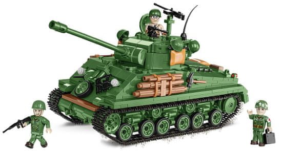 Cobi 2533 II WW M4A3E8 Sherman Easy Eight harckocsi