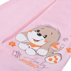NEW BABY Új Baby Doggy rózsaszín csecsemő hálózsák - 68 (4-6m)