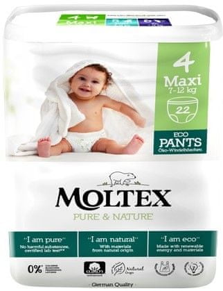 MOLTEX Bugyipelenka Moltex Pure & Nature Maxi 7-12 kg (22 db)