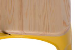 Fernity Szék Paris Wood sárga természetes fenyőfa