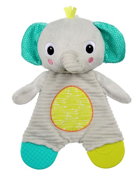 Bright Starts Játék - rágóka Snuggle&Teethe slon