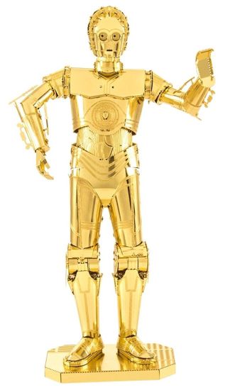 Metal Earth 3D puzzle Star Wars: C-3PO (arany)