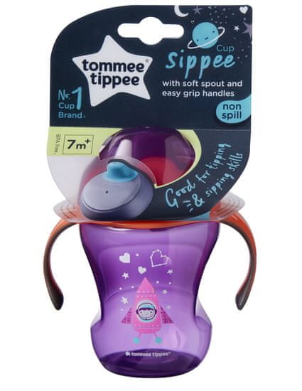 Tommee Tippee Sippee Cup csöpögésmentes pohár, 230ml, 7m+, Pink