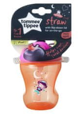 Tommee Tippee Csepegésmentes szívószálas itatópohár Straw Cup 230ml 7m+, Pink