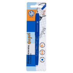 Astra Gumírozott toll OOPS! 0,6mm, kék, két radír, buborékcsomagolás, 201319002