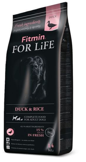 Fitmin dog For Life Duck & Rice, 14 kg
