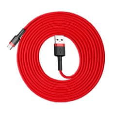 BASEUS Cafule kábel USB / USB-C QC3.0 2A 3m, piros