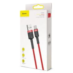 BASEUS Cafule kábel USB / USB-C QC3.0 2A 3m, piros