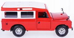 BBurago 1:24 Land Rover piros