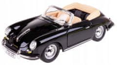 BBurago 1:24 Porsche 356B 1961 Cabriolet fekete