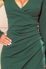 Numoco Aszimmetrikus női ruha Chaparent zöld M