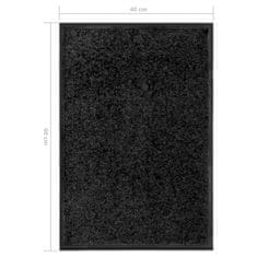 Greatstore fekete kimosható lábtörlő 40 x 60 cm