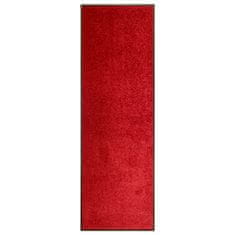 Vidaxl piros kimosható lábtörlő 60 x 180 cm 323423