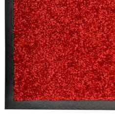 Vidaxl piros kimosható lábtörlő 40 x 60 cm 323421