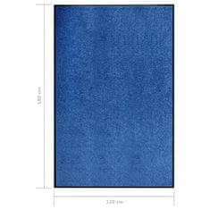 Greatstore kék kimosható lábtörlő 120 x 180 cm