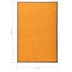 Greatstore narancssárga kimosható lábtörlő 60 x 90 cm