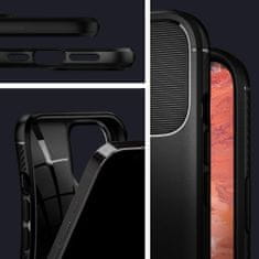 Spigen Rugged Armor szilikon tok iPhone 12 Pro Max, fekete