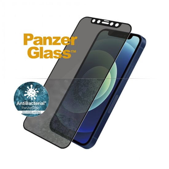 PanzerGlass Edge-to-Edge Privacy Antibacterial Apple iPhone 5,4″ modellekhez P2710, fekete