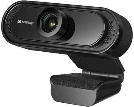 Webkamera Sandberg Webcam Saver 1080P (333-96) mikrofon felbontás HD szög 60 °