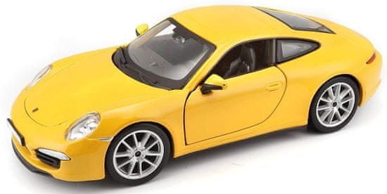 BBurago 1:24 Plus Porsche 911 Carrera S, sárga