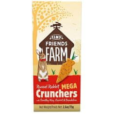 Supreme Tiny FARM Snack Rabbit Mega Crunchers - nyúl 3 db, 75 g