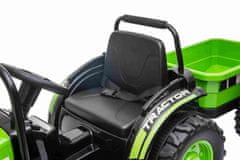 Beneo Elektromos POWER traktor utánfutóval, Hátsó kerék meghajtás, 12V akkumulátor, távirányító, MP3, LED