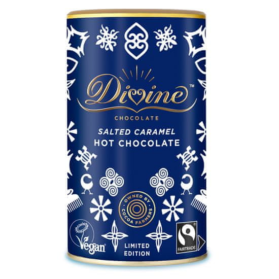 DIVINE Forró csokoládé sós karamellával, 28% kakaó, 300g