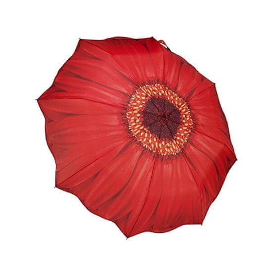 Blooming Brollies Női automata összecsukható esernyő Galleria Red Daisy Folding GFFRDN