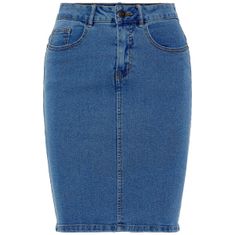 Vero Moda Női farmerszoknya Hot Nine Hw Dnm Pencil Skirt Mix Noos Medium Blue Denim (méret XS)