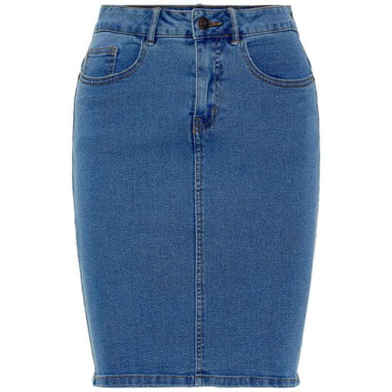 Vero Moda Női farmerszoknya Hot Nine Hw Dnm Pencil Skirt Mix Noos Medium Blue Denim