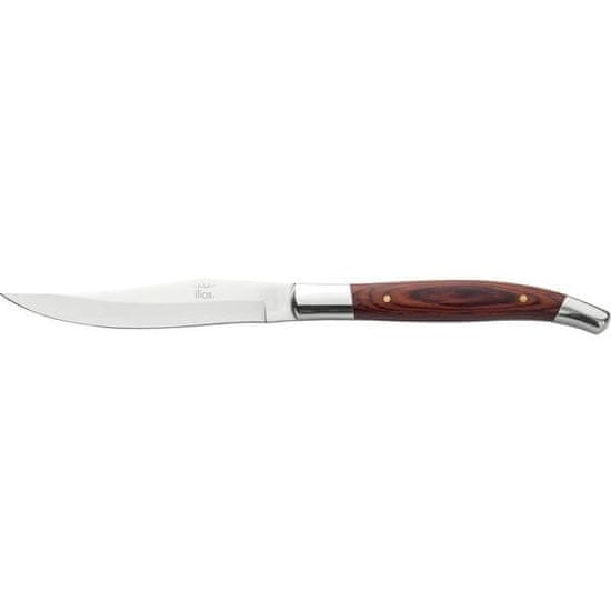 Ilios Steak kés, Rib-Eye, 23 cm, piros