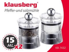 shumee KLAUSBERG KB-7432 Bors- és sódaráló készlet