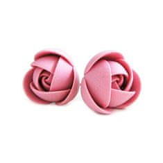 Troli Régi rózsaszín kis virágos bedugós fülbevaló