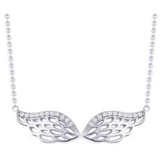 Preciosa Ezüst nyaklánc cirkónium kövekkel Angel Wings 5217 00