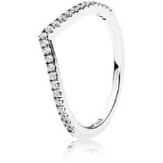 Pandora Csillogó ezüst gyűrű 196316CZ (Kerület 50 mm)