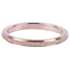 Troli Bronz csillogó acél gyűrű (Kerület 52 mm)
