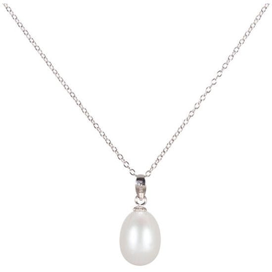 JwL Luxury Pearls Ezüst nyaklánc igazgyönggyel JL0436 (lánc, medál)