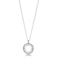 Pandora Luxus ezüst nyaklánc, kétoldalas medál 397410CZ-60