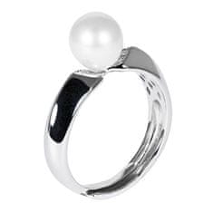 JwL Luxury Pearls Ezüst gyűrű fehér gyönggyel JL0542