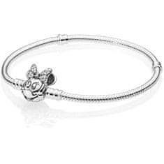Pandora Ezüst karkötő Disney Minnie 597770CZ (Hossz 19 cm)