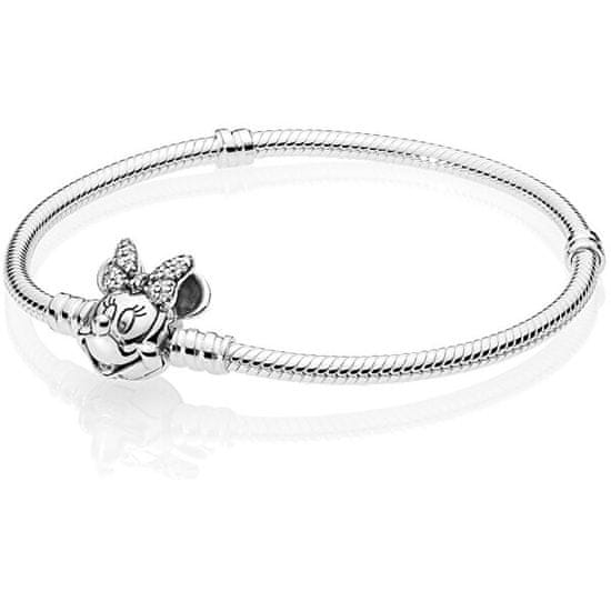 Pandora Ezüst karkötő Disney Minnie 597770CZ