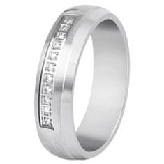 Beneto Női acél gyűrű kristállyal SPD03 (Kerület 50 mm)