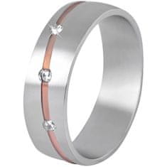 Beneto Női bicolor acél gyűrű SPD07 (Kerület 51 mm)