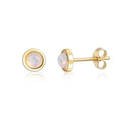JwL Luxury Pearls Aranyozott ezüst fülbevaló opállal JL0615