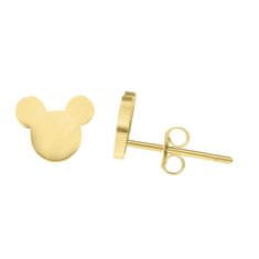 Troli Divatos aranyozott Mickey Mouse fülbevalók